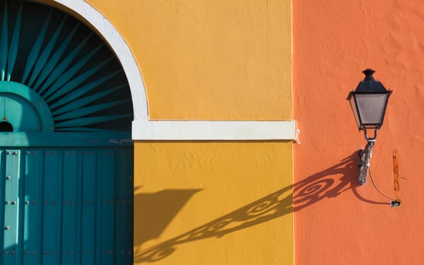 Colourful building in old San Juan, Puerto Rico