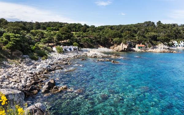 Salguer beach on the Costa Brava near Palamós, Spain