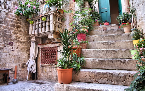 House in Trogir old town, Croatia