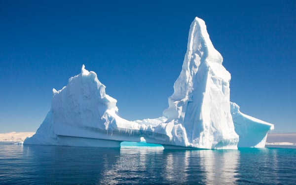 Icebergs in Antarctica