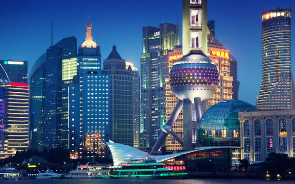 Shanghai at night