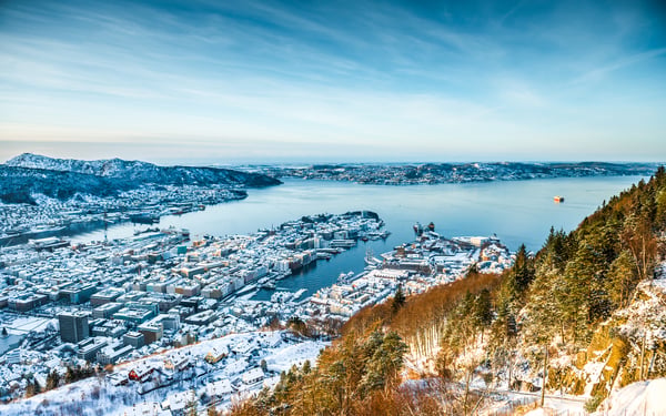 Bergen in winter