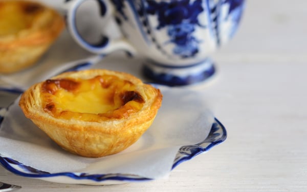 Pasteis de nata in Lisbon, Portugal