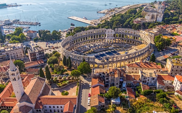 Roman theatre of Pula, Croatia
