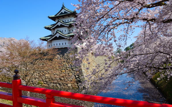 Hirosaki Castle in Aomori, Japan
