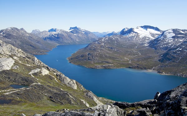 Fjord near Nuuk, Greenland