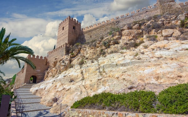 Alcazaba and Cerro de San Cristóbal, Almeria, Spain