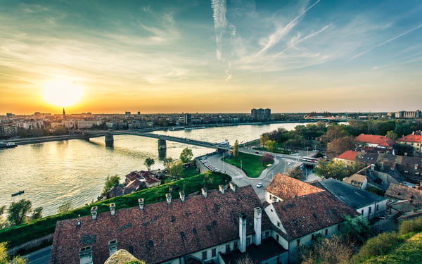 View of Novi Sad, Serbia
