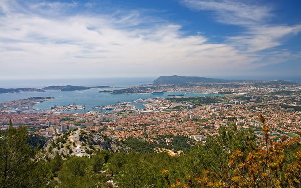 View of Toulon, France