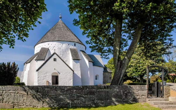 Osterlars Kirke in Bornholm, Denmark