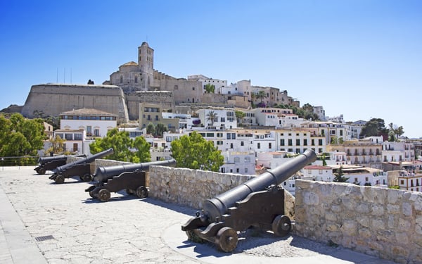 Dalt Vila in Ibiza, Spain