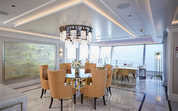 Regent Seven Seas Splendor - Regent Suite dining room
