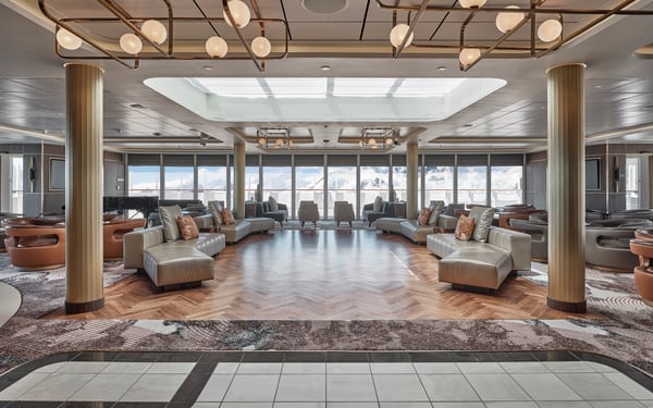 Observation Lounge on board Silver Endeavour