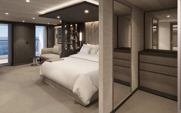 Rendering of Deluxe Penthouse on board Explora III