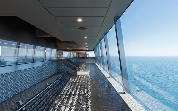 Rendering of the whirlpool on board Explora III