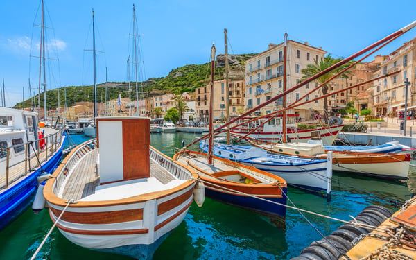 Fishing boats in Bonifacio, Corsica