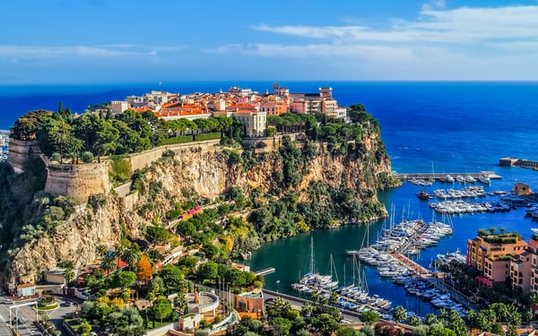 Aerial view of Monte Carlo