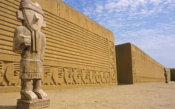 Chan Chan ruins near Trujillo, Peru