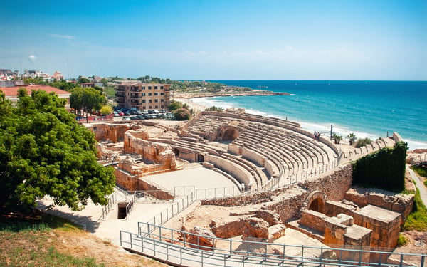 Roman amphitheatre in Tarragona, Spain