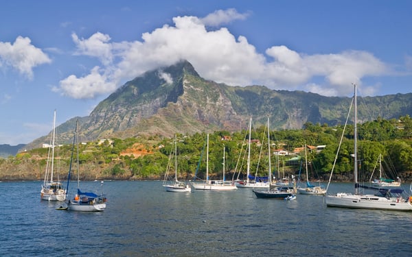 Atuona Bay, Hiva Oa, Marquesas, French Polynesia