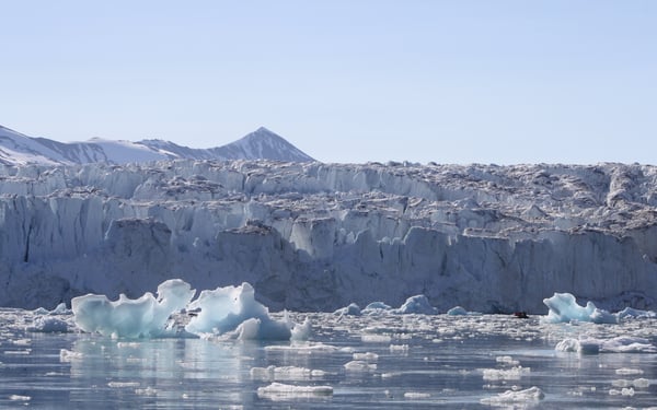 Silversea's Silver Cloud expedition ship in the Arctic waters, Arctic