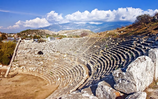 Amphitheatre near Xanthos, Turkey