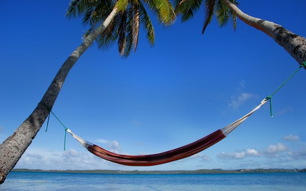Hammock on Ofu Island in the Vava'u group, Tonga