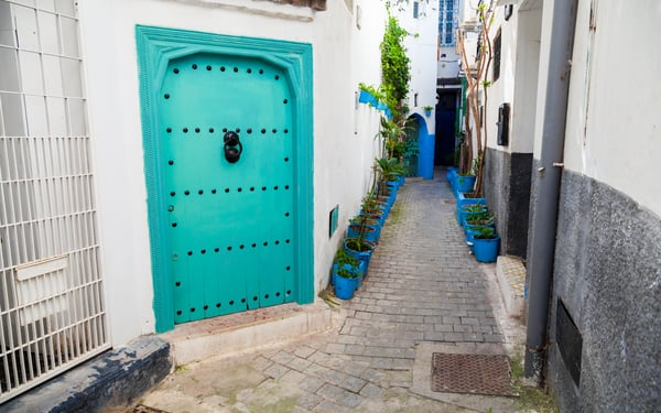 Street in the medina, Tangier