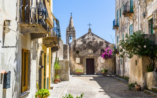 Church in Lipari, Italy