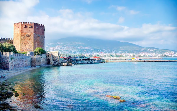 Kizil Kule (Red Tower) in Alanya, Turkey
