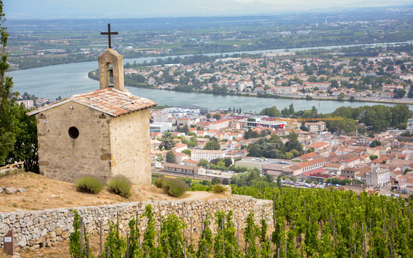 Tournon sur Rhone and Tain l'Hermitage, France