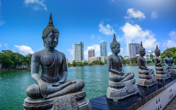 Temple in Colombo, Sri Lanka