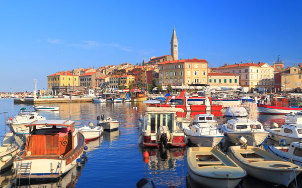 Rovinj harbour, Croatia