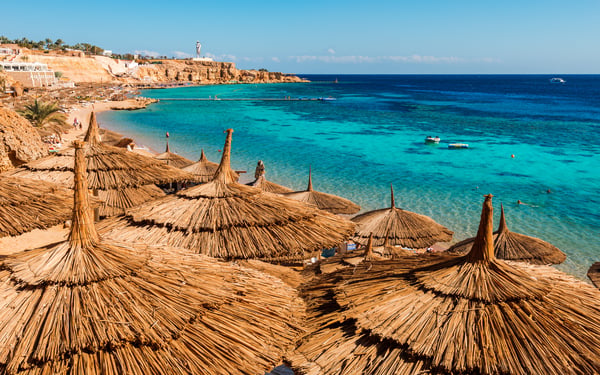 Beach in Sharm El-Sheikh, Egypt