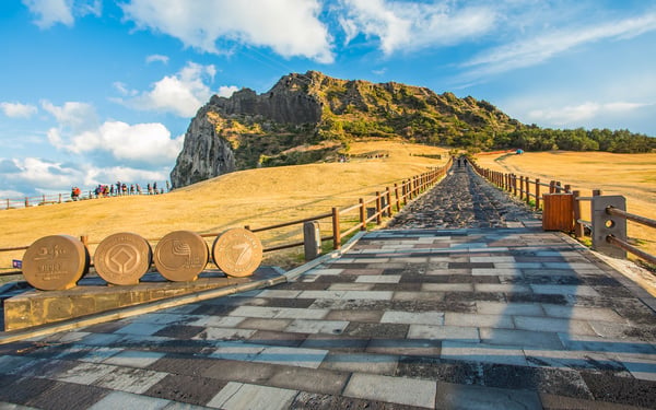 Songsan Ilchulbong on Jeju Island, South Korea