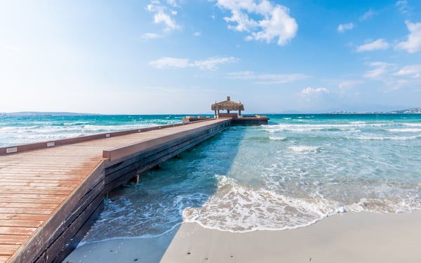 Ilica beach in Cesme, Turkey