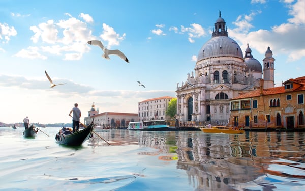 Santa Maria della Salute in Venice, Italy