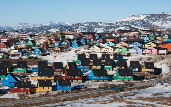 Houses in Ilulissat, Greenland