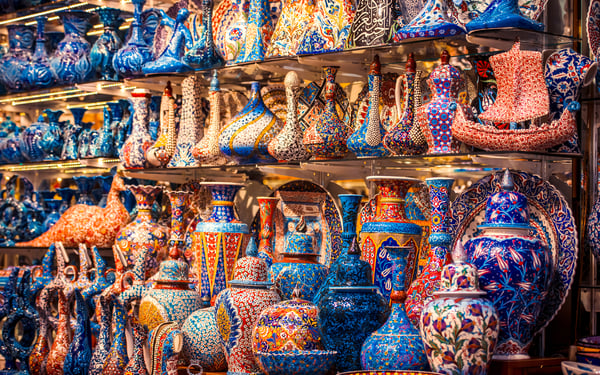 Ceramics at the Grand Bazaar, Istanbul
