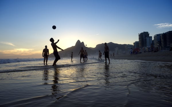 Rio de Janeiro - Football on Ipanema beach