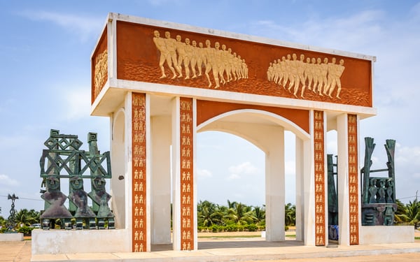 Rue des Esclaves monument, Ouidah, Benin