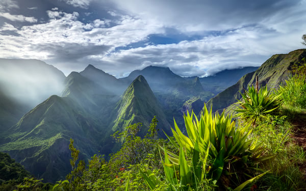 Cirque de Mafate Caldera on Réunion Island