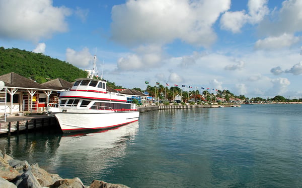 Marigot harbour, Saint Martin
