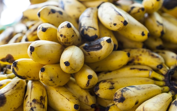 Bananas at a market in Fort-de-France, Martinique