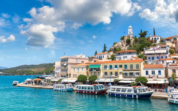 Poros Town, Greece