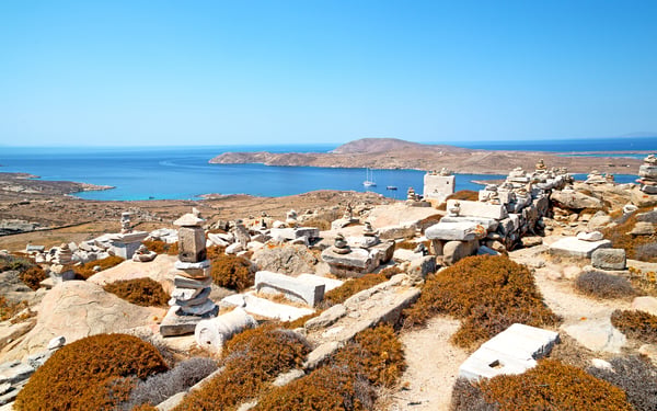 Ruins of Delos, Greece