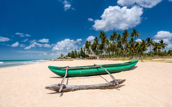 Fishing boat, Nilaveli Beach, Trincomalee, Sri Lanka