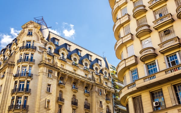 Architecture in Recoleta, Buenos Aires, Argentina