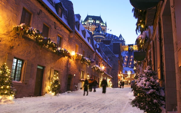 Québec City in winter