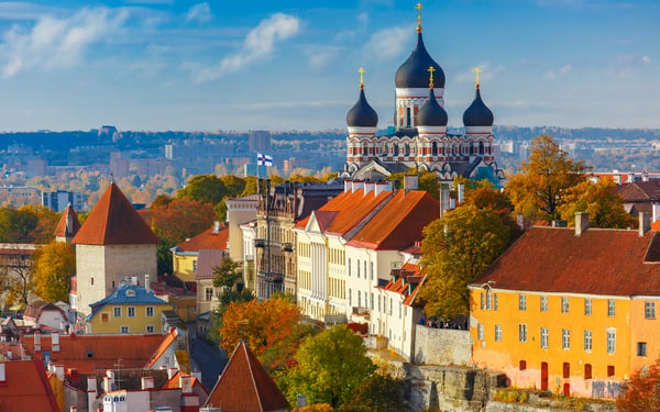 Toompea Hill in Tallinn, Estonia